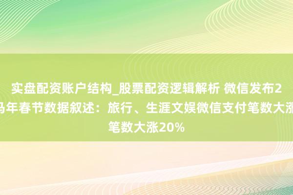 实盘配资账户结构_股票配资逻辑解析 微信发布2026马年春节数据叙述：旅行、生涯文娱微信支付笔数大涨20%